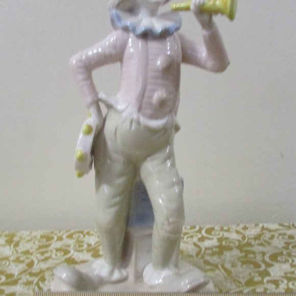 Vintage Paul Sebastian 12" Cerami Porcelain Clown Figurine Excellent new - Picture 10 of 12